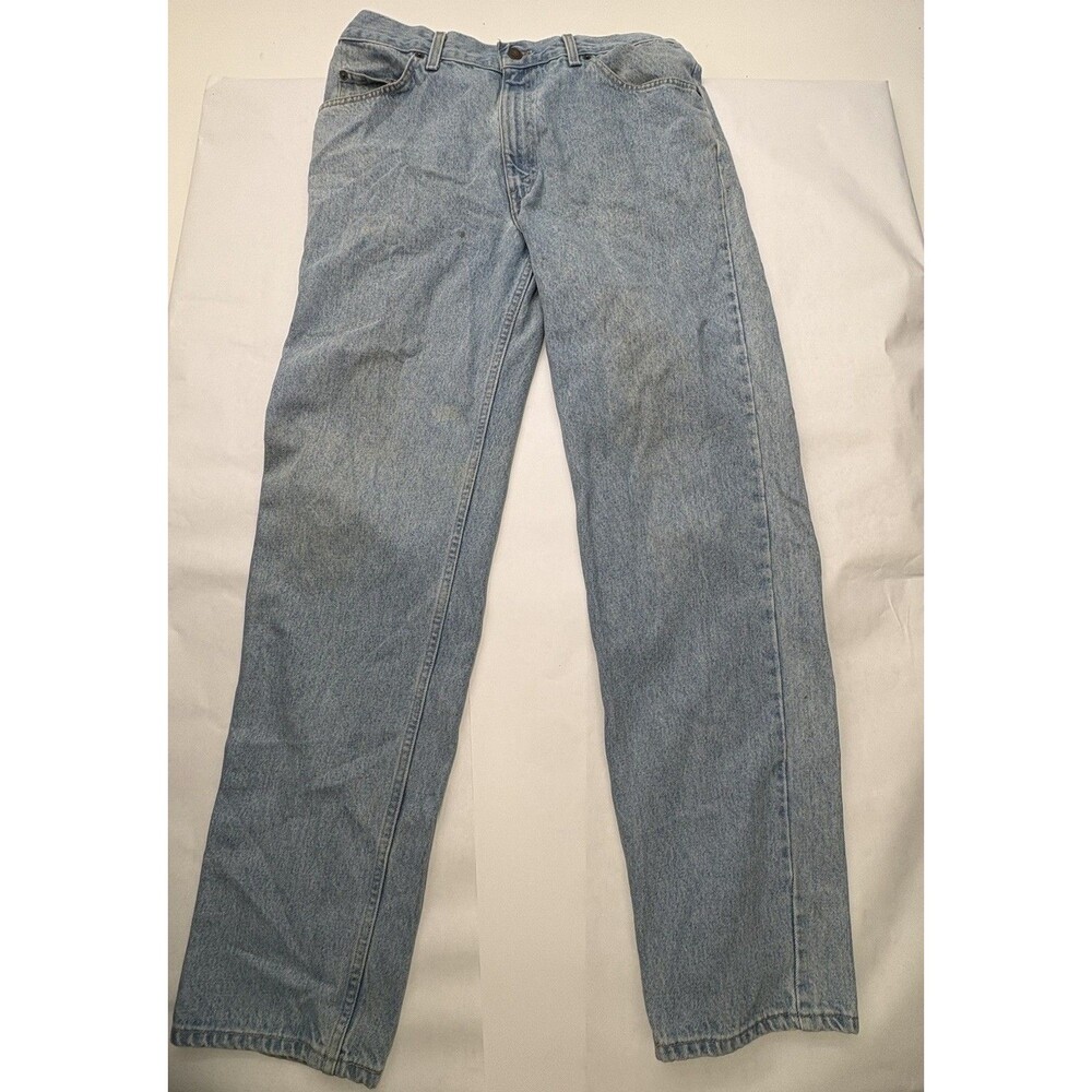 Vintage Britannia Jeans Mens 36x34 Light Wash Regular Fit Denim USA Style